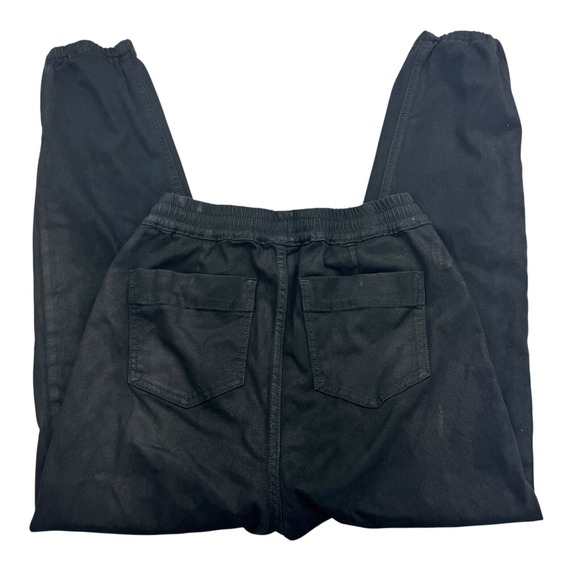 Joe's Jeans Pants - Joe's Jeans Sienna Coated Joggers Womens Small Black High Rise Stretch Tapered